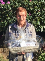 Champagne Faÿ Michel - Mme HAAS, gagnante de la tombola
